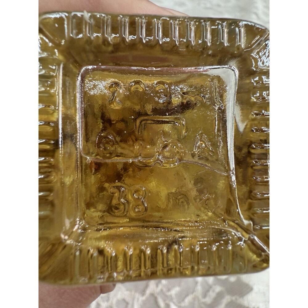Vintage Handmade Rosemary Herbs Almonds Art Botanical Oil Glass Bottle - Picture 6 of 6